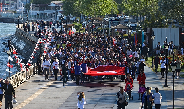 "19 Mayıs Gençlik Yürüyüşü" Yapıldı