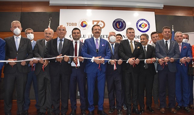 TOBB Başkanı Hisarcıklıoğlu, Çorlu TSO Tahkim ve Arabuluculuk Merkezi'nin Açılışını Yaptı