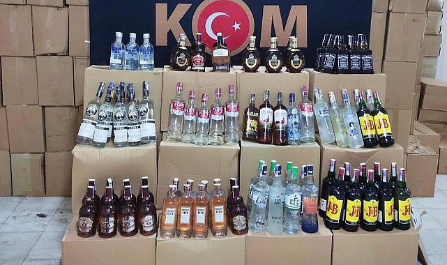 Çorlu'da 345 Litre Kaçak İçki Ele Geçirildi