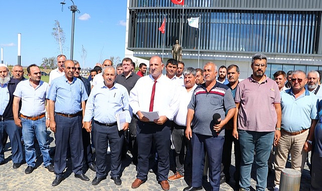 Servisçiler, Ulaşım Koordinasyon Merkezi'ni Protesto Etti