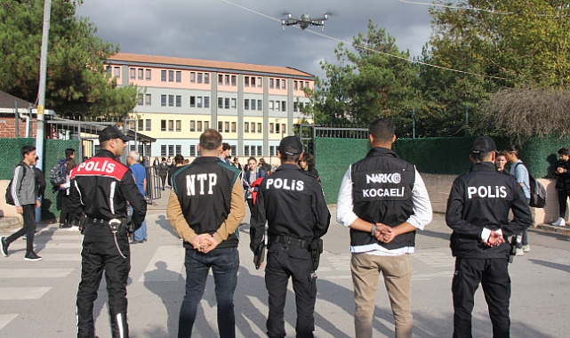 Kocaeli'de Okul Çevresinde Narko Alan Uygulaması Yapıldı