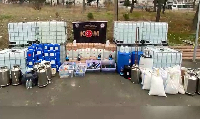 15 Bin 409 Litre Etil Alkol Ele Geçirildi