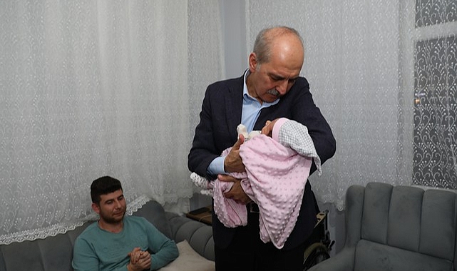 Kurtulmuş, Gazinin Bebeğinin Kulağına Dualarla İsmini Okudu