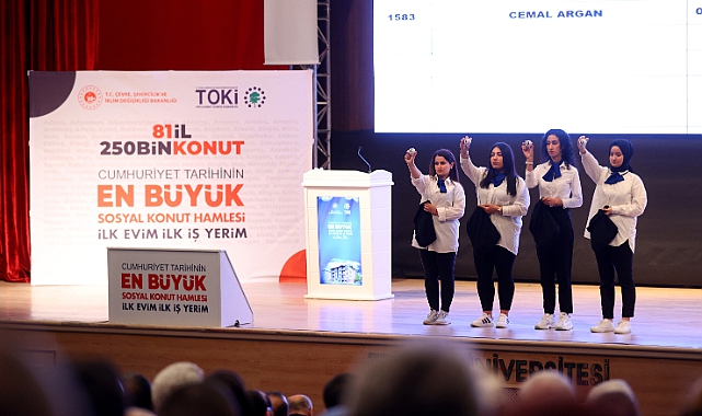 Edirne'de "İlk Evim, İlk İş Yerim" Projesi Kapsamında Yapılacak Konutlar İçin Kura Çekildi