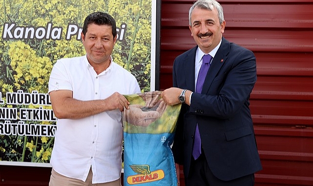 Ayçiçeği Veriminin Düşük Olduğu Bölgelerde Kanola Tohumu Dağıtıldı