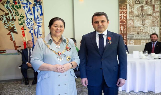 Alan Başkanı Kaşdemir'e Yeni Zelanda Liyakat Nişanı verildi