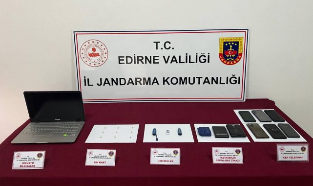 Edirne’de bilişim yoluyla dolandırıcılığa 2 gözaltı