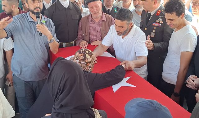 Pençe- Kilit şehidi Talay, memleketi Sakarya'da son yolculuğuna uğurlandı