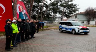 Çanakkale Emniyet Müdürlüğü'ne 19 yeni araç teslim edildi