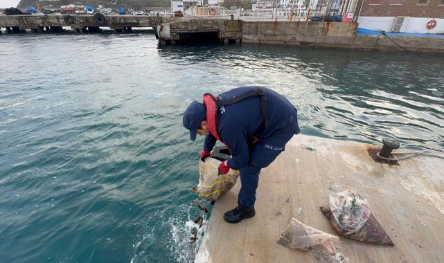 Çanakkale'de 19 çuval deniz patlıcanı ele geçirildi