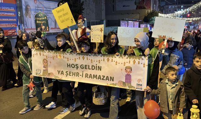 Tekirdağ’da ‘hoş geldin ramazan’ yürüyüşü