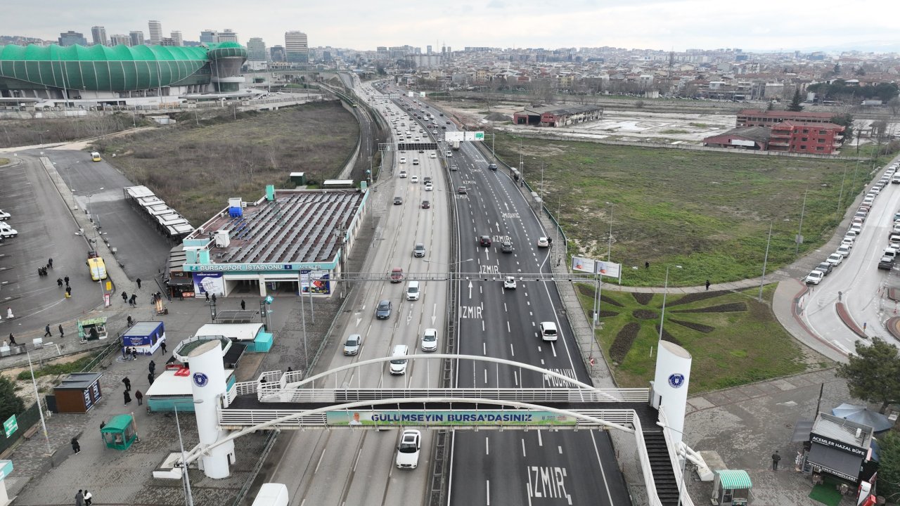 Bursa’da Acemler'deki ilave şerit çalışmaları tamamlandı