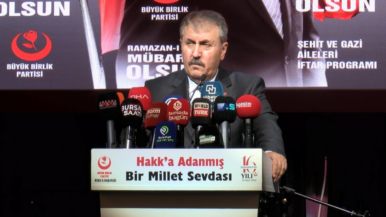 Destici: Adamlar açıkça 'Biz, bağımsızlık, ayrı devlet istiyoruz' diyor