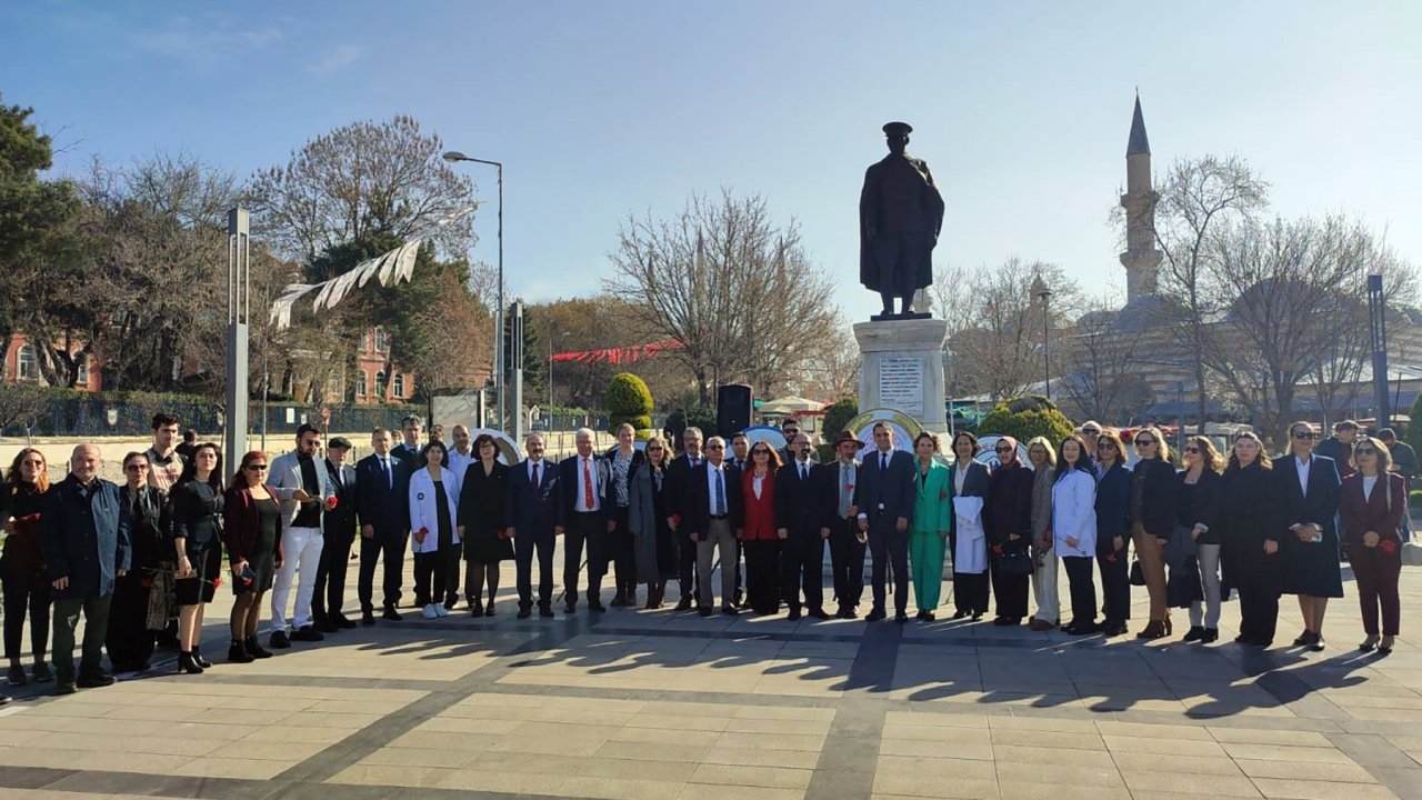 Edirne'de 14 Mart Tıp Bayramı kutlandı