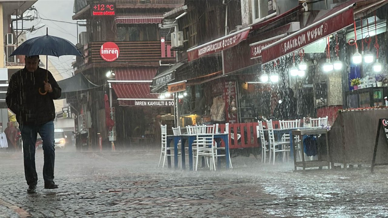 Edirne'de sağanak etkili oldu