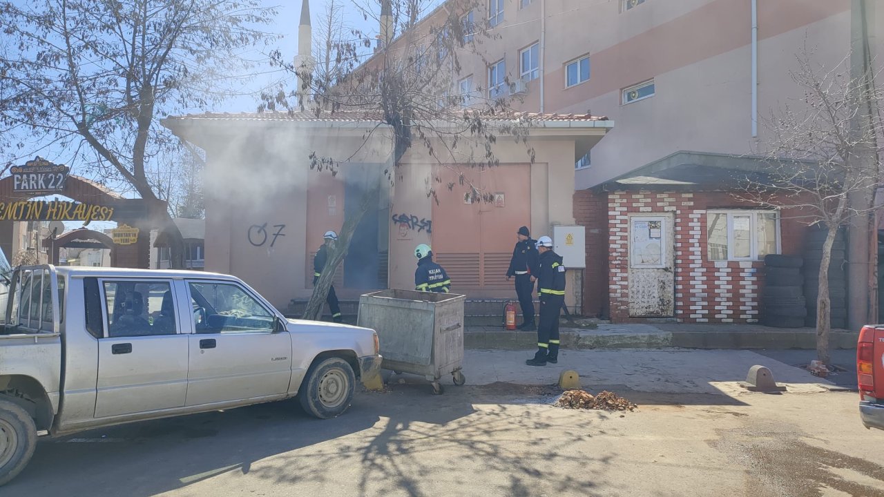 Edirne’de trafoda çıkan yangın söndürüldü