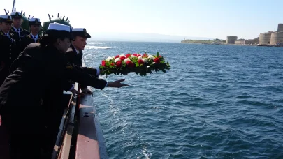 Kadın bahriyelilerden 'TCG Nusret' ile 8 Mart anısı seyri