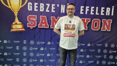 Şampiyon Gebzespor kupasına kavuştu, hedef Efeler Ligi'nde kalıcı olmak