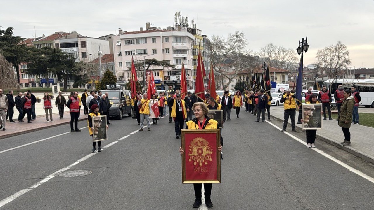 57'nci Alay Vefa Yürüyüşü Tekirdağ'dan Çanakkale'ye Başladı