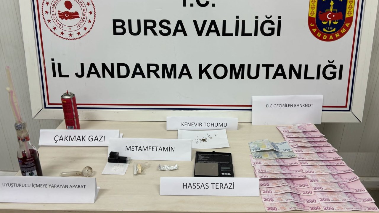 Bursa'da uyuşturucu operasyonu; 2 tutuklama