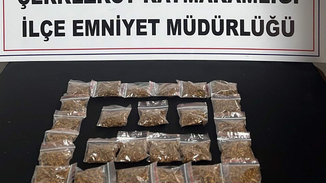 Çerkezköy'de motosikletle uyuşturucu satan 2 şüpheli yakalandı