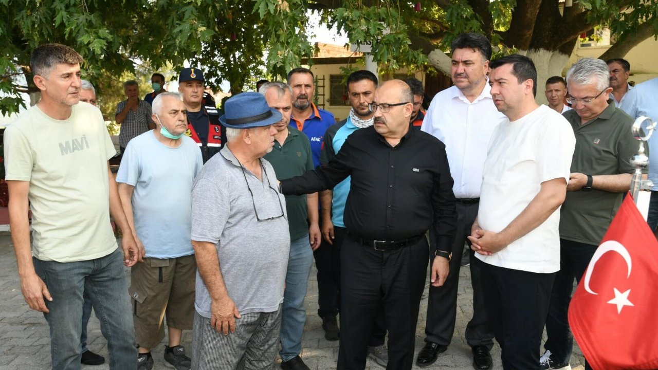 Balıkesir'de orman yangını