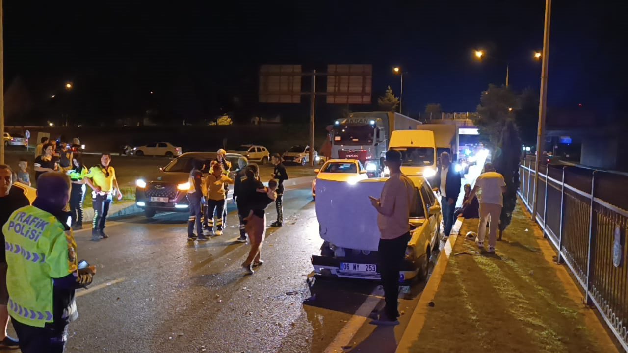 Bursa’da zincirleme kaza: 4 yaralı