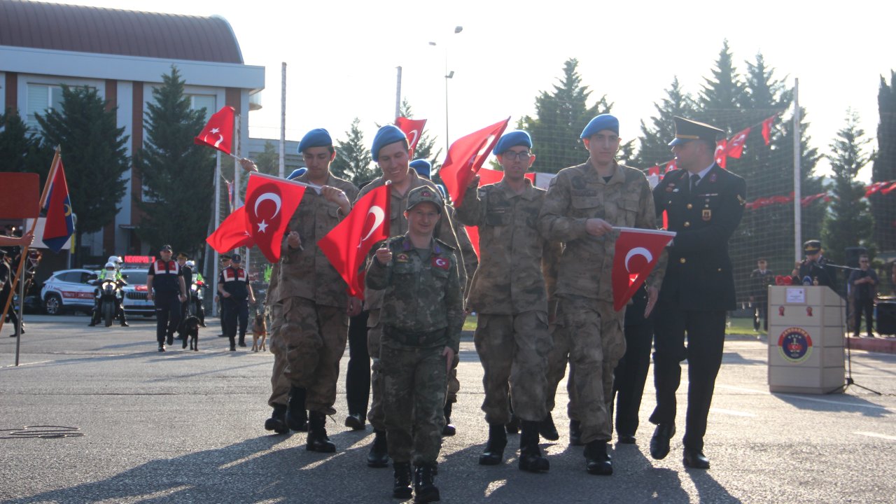 Jandarma teşkilatının 186’ncı kuruluş yıl dönümü Kocaeli'de törenle kutlandı