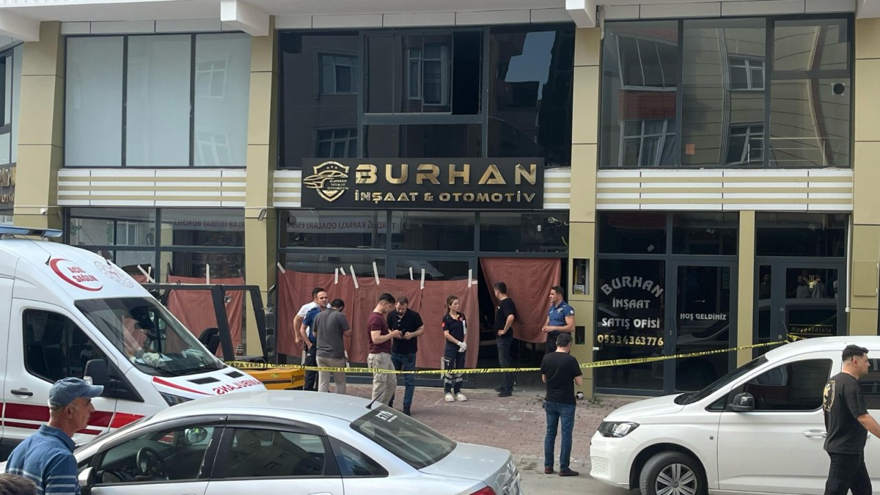 İş insanı ofisinde başından vurularak öldürüldü