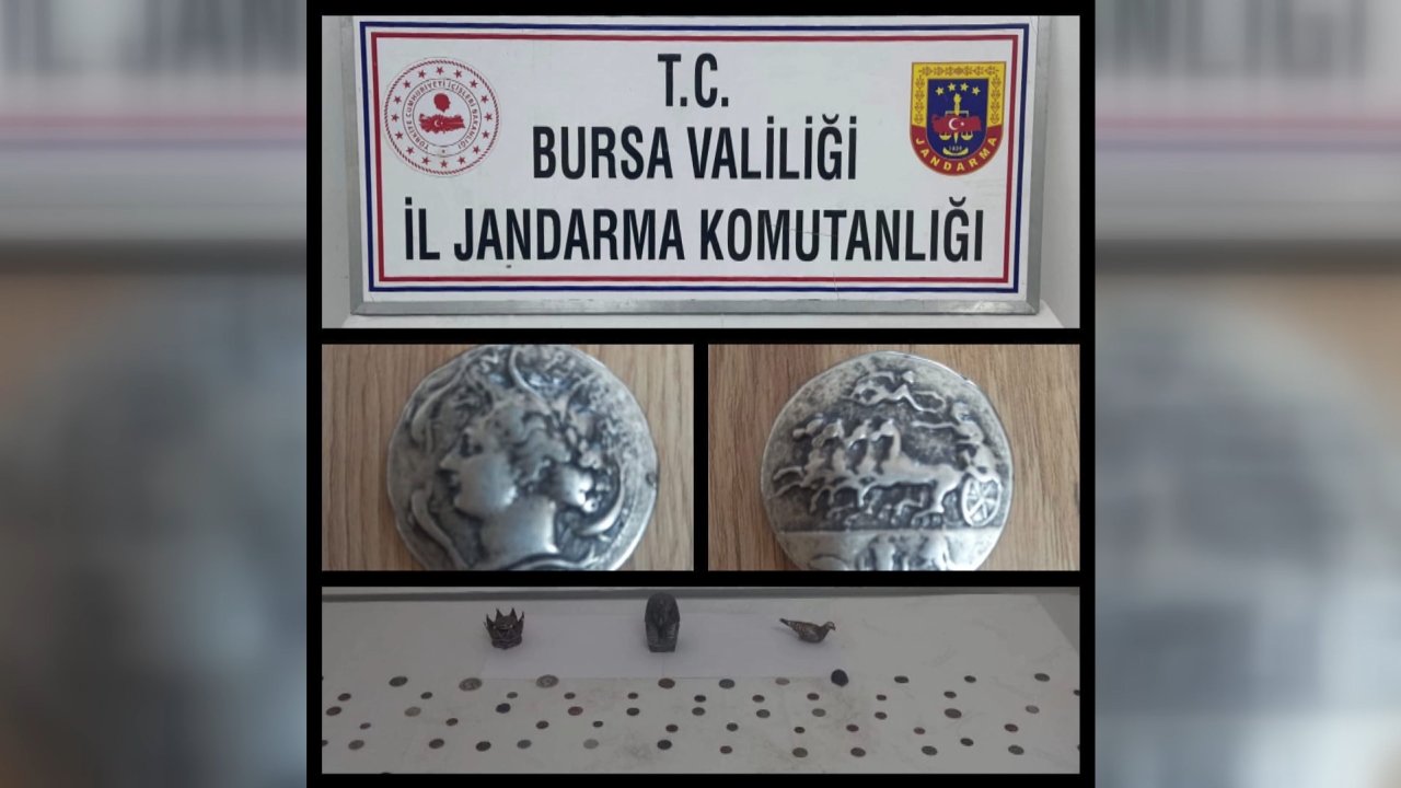 Bursa'da tarihi eser operasyonu: 2 gözaltı