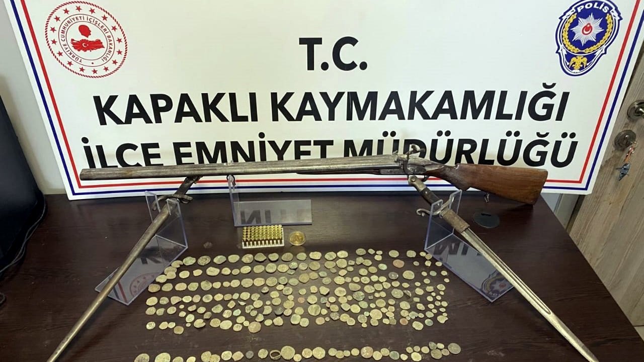 Tekirdağ’da çok sayıda tarihi eser ele geçirildi