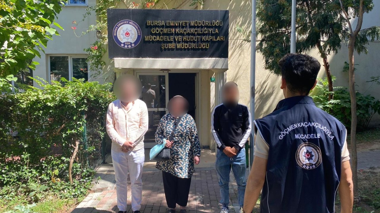 Bursa’da göçmen kaçakçılığı operasyonu: 3 gözaltı