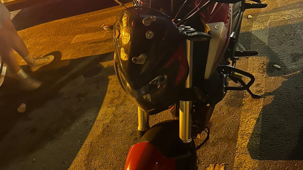 Bursa’da motosiklet ile bisiklet çarpıştı; 2 yaralı