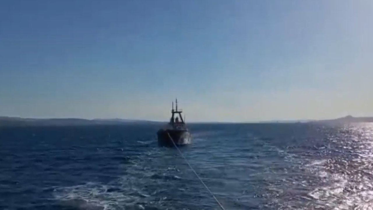 Çanakkale Boğazı'nda gemi arızası