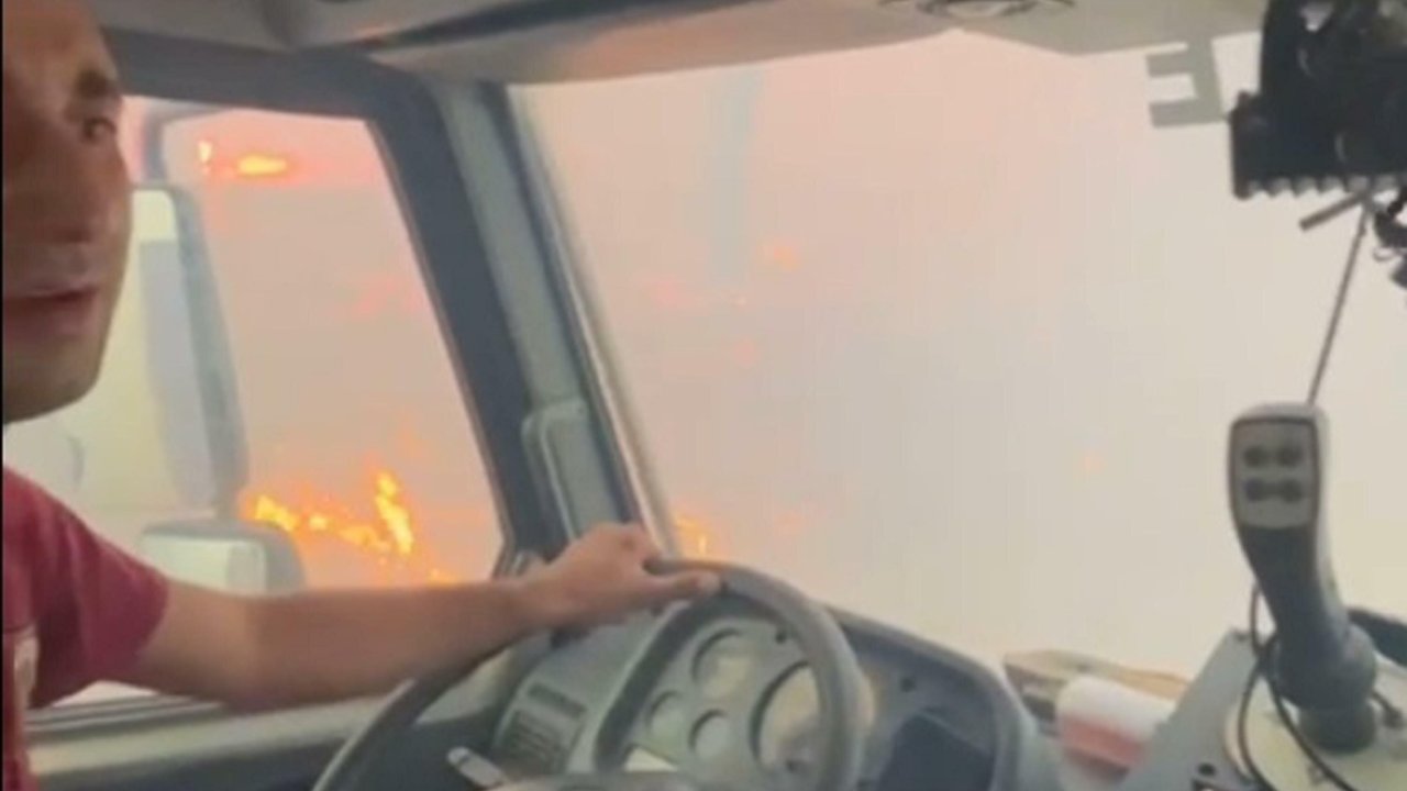 Çanakkale’de orman yangını
