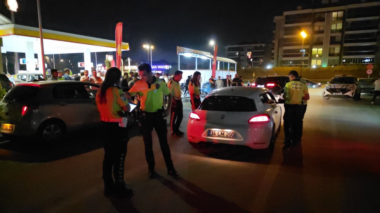 Drift yapıp, polisten kaçan sürücüye 65 bin TL ceza