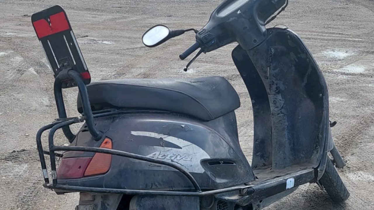Plakasız motosiklet sürücüsüne 10 bin 260 TL ceza