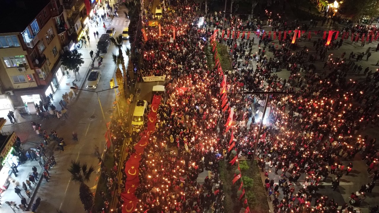 Çanakkale'de 29 Ekim kutlaması