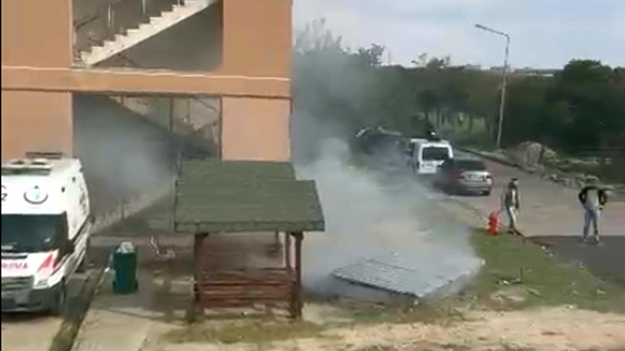 Çorlu'da hastanenin sigorta panelinde patlama / Video eklendi