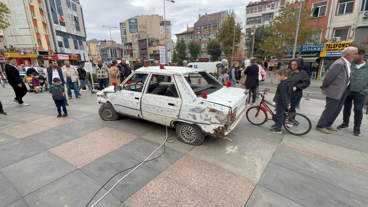 İsrail'in katlettiği 6 yaşındaki Hind, Tekirdağ'daki sergide anıldı