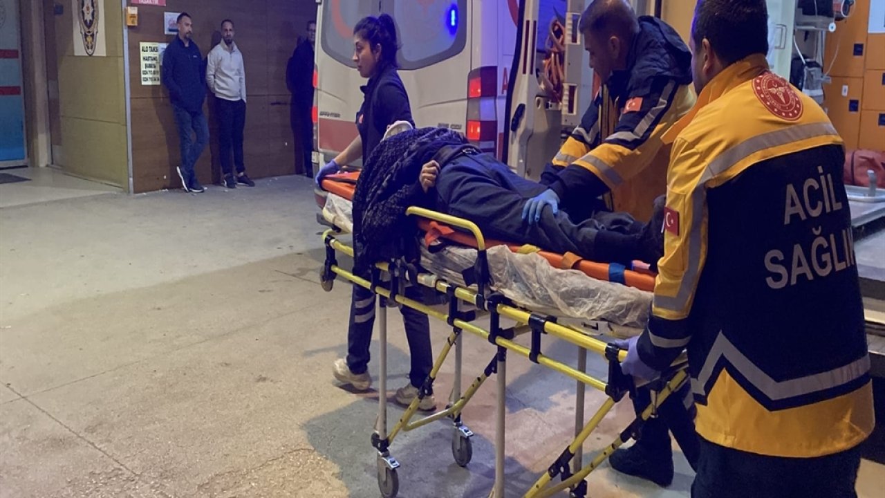 Özel halk otobüsünün çarptığı yayanın 4 kez duran kalbi çalıştırıldı