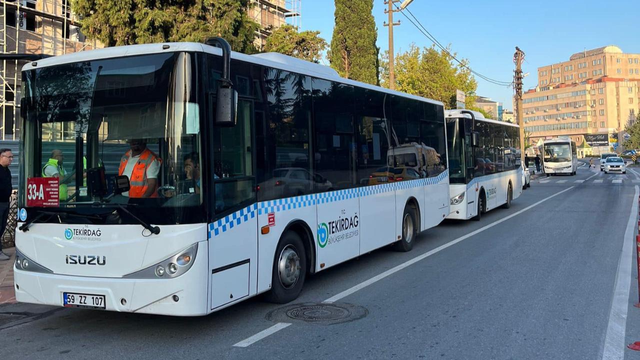 Tekirdağ'da toplu taşıma ücretlerine zam!