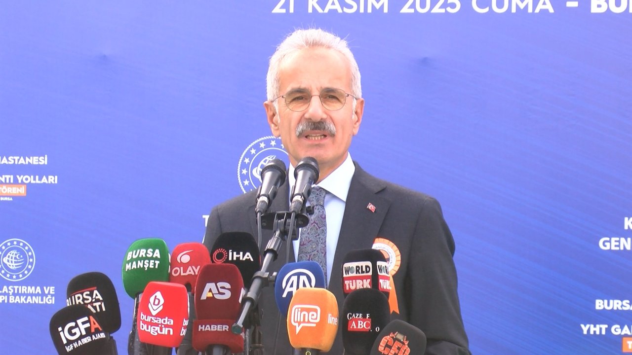 Bakan Uraloğlu: Ekonomik büyümenin birinci şartı, güçlü bir ulaşım altyapısıdır