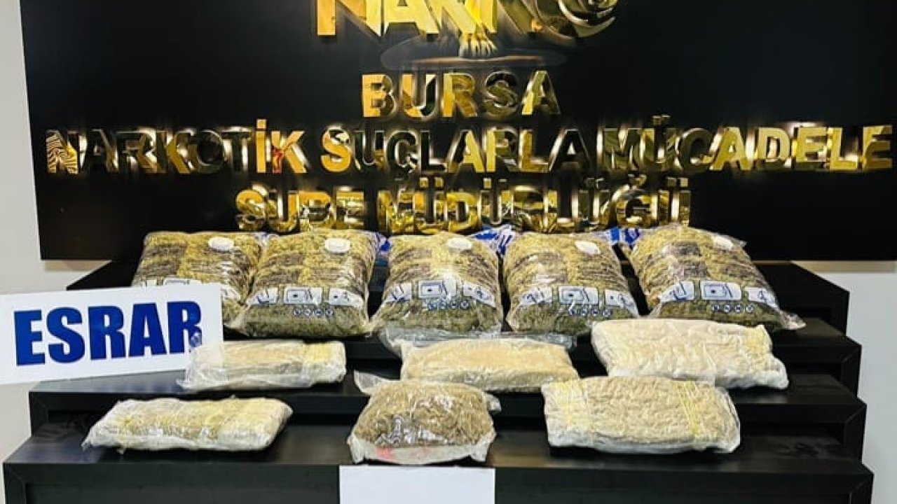 Bursa'da uyuşturucu operasyonunda 2 kişi gözaltına alındı
