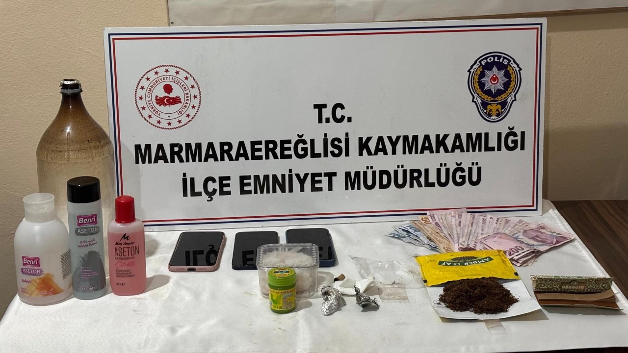 Evinde uyuşturucu bulunan şüpheli gözaltında