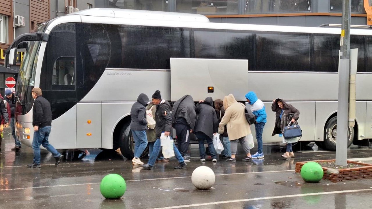 Kırklareli'de sağanak etkili oluyor