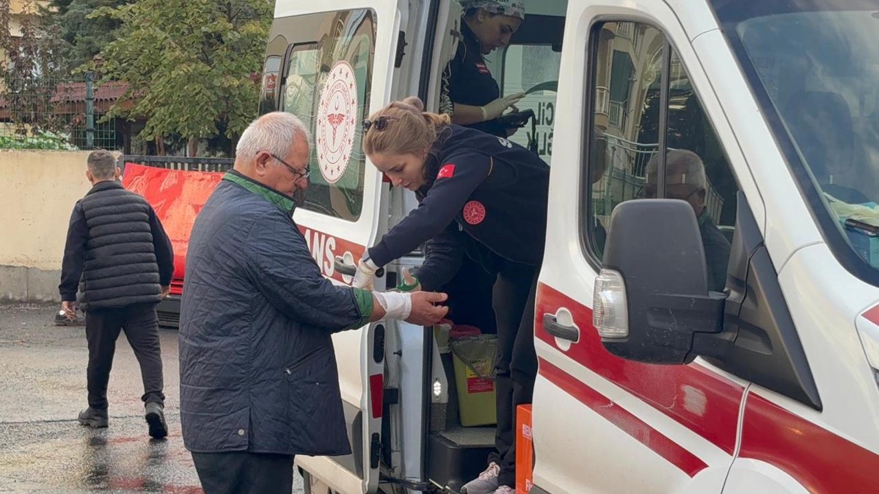Tekirdağ'da 5 aracın karıştığı kazada 2 kişi yaralandı