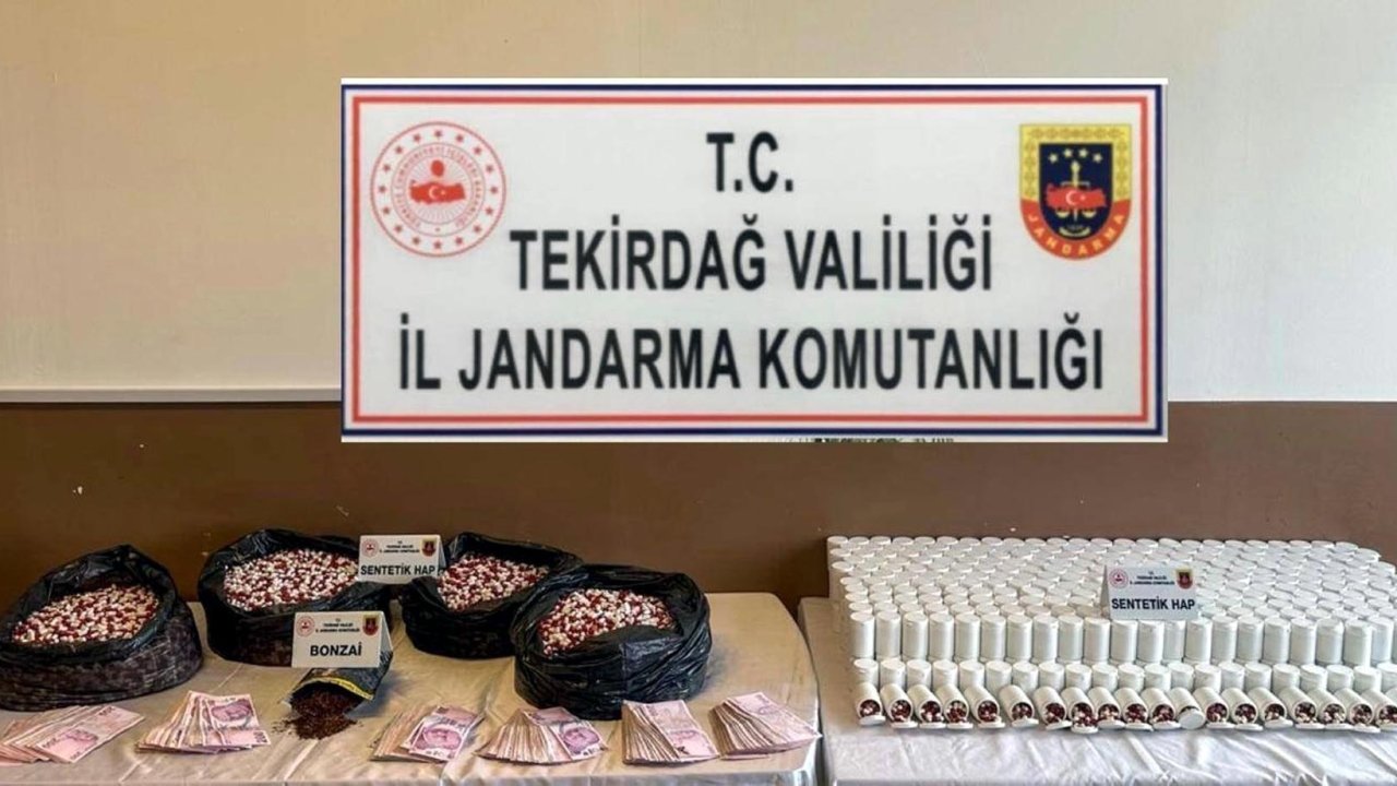 Tekirdağ'da uyuşturucu operasyonunda 1 tutuklama
