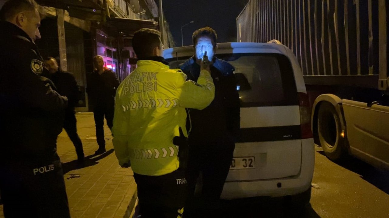 Bursa'da alkollü TIR sürücüsü polise zor anlar yaşattı