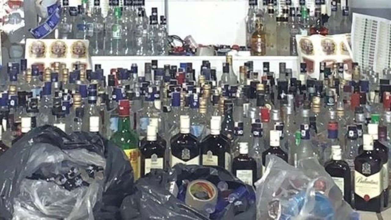 Bursa'da kaçak alkol operasyonu: 1 gözaltı